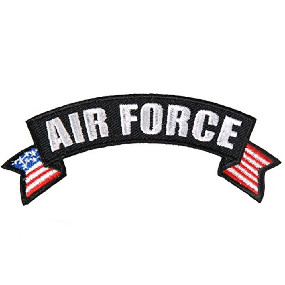 Hot Leathers Unisex Air Force Banner Patch, 11"x3"